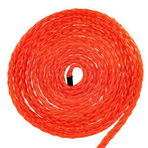 Rope & Cord – Hollow Braid Polypropylene All-Purpose Lightweight Rope – Orange| Diameter: 1/4" |1000 Feet (Spool)