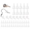 Silicone Earring Backs, 20-Pack, Long Rubber Stoppers and Protector Caps (40 Pieces)