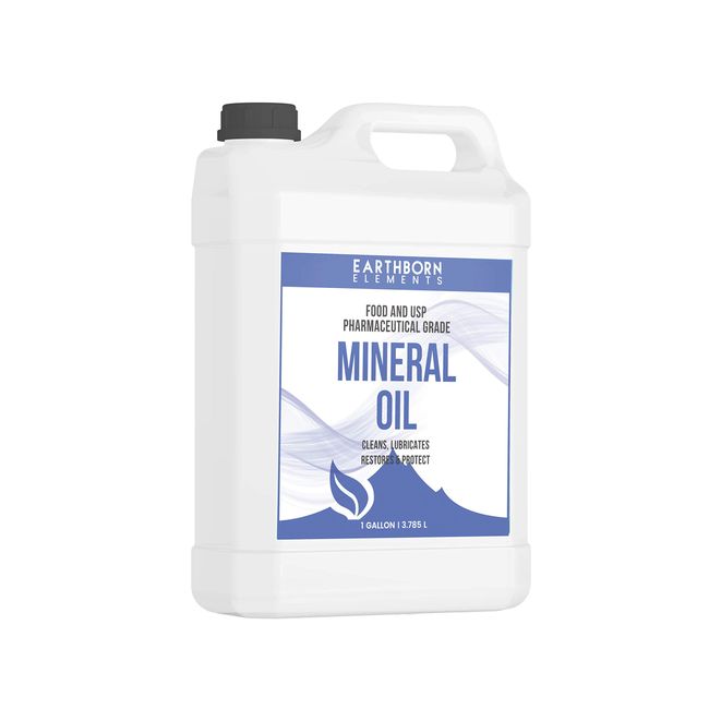 Earthborn Elements Mineral Oil (1 Gallon) Food Grade, Pure & Undiluted