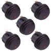 Red Dot On-Off 12V illuminated Push Button Switch 20A Electronics (Pack of 5)