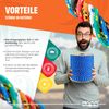 30m POLYPROPYLENSEIL 3mm WEIß Flechtleine Textilseil geflochten