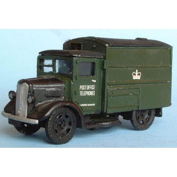 Langley Models Morris Telephone Utility Van OO Scale UNPAINTED Model Kit G46