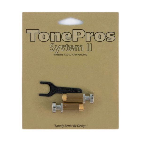 TonePros SM1-N Metric Locking Studs Bridge Stud Anchor Nickel