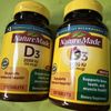 2-Nature Made D3 2000 IU Supplement - 440ct Best By 6/2023