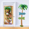 Tiki Man Restroom Door Cover Party Accessory (1 count) (1/Pkg)