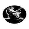 Funny Guitar Cat Playing on electric guitar PopSockets Standard PopGrip