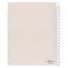 Durable 683319 Extra-Wide Index Set for Punched Pockets with 20 Division Sheets - Transparent