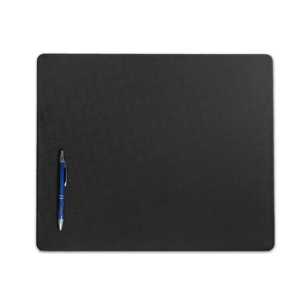 Dacasso Black Leatherette 17" x 14" Conference Table Pad - Laptop Pad - Protective Pad