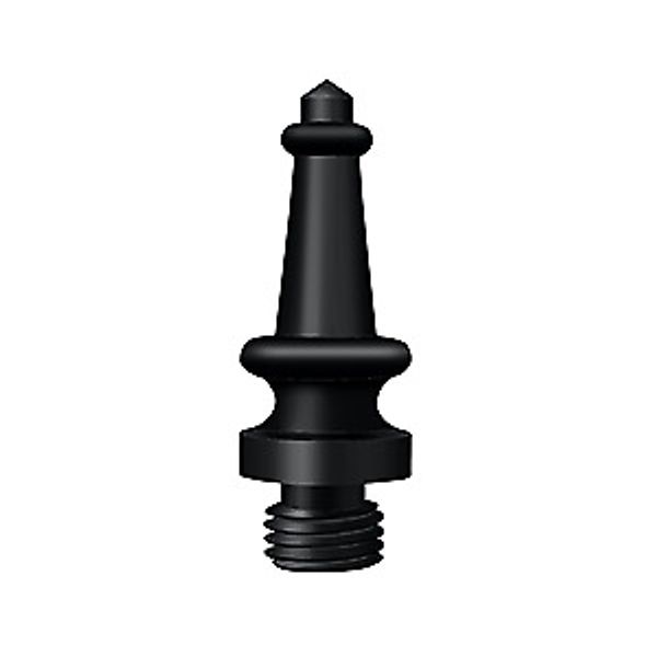 Deltana DSST19 1-3/16" Height Steeple Tip Decorative Door Hinge Finials Black