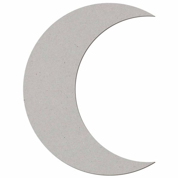 Cardboard Moon - 3-50 cm Craft Decoration, Size: 11 cm, Pack of 25