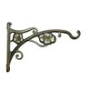 Panacea Products 9-Inch Antique Flowers Bracket - Gold