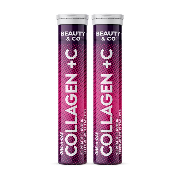 Collagen Effervescent - Marine Collagen & Vitamin C (2 Tubes)