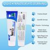 Best Dog Toothbrush & Toothpaste Kit - Natural Ingredients Reduce Plaque, Whiten
