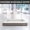 Dog Beds Medium Washable Pet Cushion Soft Warm Calming Memory Foam Waterproof UK