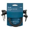 Fender/Blockchain 12" Patch Cable 3-pack Angle/Angle Fender [3 Pack Patch Cable]
