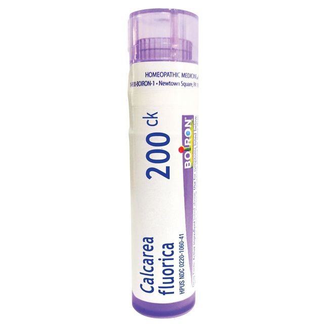 Boiron Calcarea Fluorica 200Ck Homeopathic Medicine for Sprains - 80 Pellets