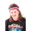 The Bobcat Costume Mullet Headband Wig