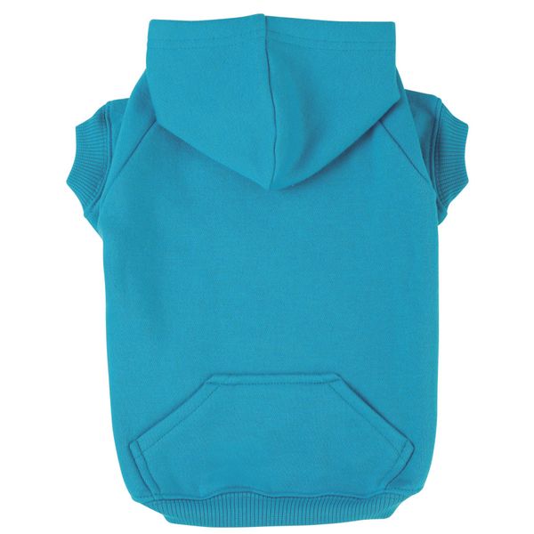 Zack & Zoey Basic Hoodie for Dogs, 20" Large, Bluebird