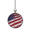 Gotham Decor Baseball American Flag Ceiling Fan and Light Pull Chain Pendant