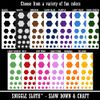 Polygon Solid Temporary Tattoo Water Resistant Fake Body Art Set Collection - Light Green (One Sheet)