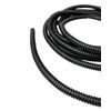 Black Conduit Split Plastic Flexible Cable Tidy Solution Tube Trunking 6.2mm - 10m