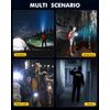 Super Bright LED Flashlight 1800000 High Lumens, Rechargeable Handheld Flashligh