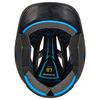 CHAMPRO HX Gamer Performance Baseball Batting Helmet in Solid Color Matte Finish, Black, Junior Medium
