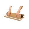 x 10 Cardboard Triangular Postal Tubes A3 Size 330 x 46 x 80mm