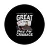 Cribbage Legend A Great Day For Cribbage Funny Crib Player PopSockets Swappable PopGrip
