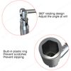 Spark Plug Removal Tool 16mm T-Bar T-Handle Flexible Spanner Socket Wrench Set