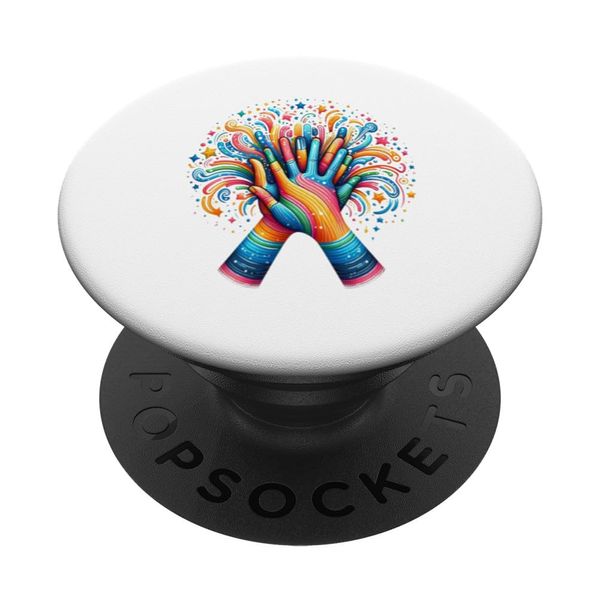 High Five Ambiances Feelings Sensations Collection Tee. PopSockets Adhesive PopGrip