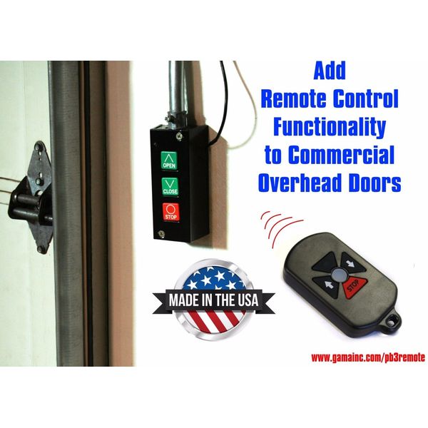 RF Remote Control System for Commercial Overhead Doors PB3-DRC