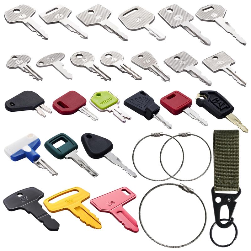 Contractors Equipment Key Set Construction Equipment Multi Keys fit ...