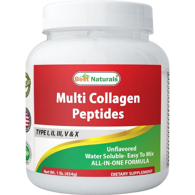 Best Naturals Multi Collagen Peptide Powder 1 Pound