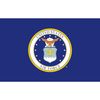 CafePress Air Force USAF Emblem Oval Car Bumper Sticker