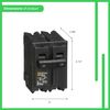 Square D - HOM225CP 25a 2p Plug-On Circuit Breaker