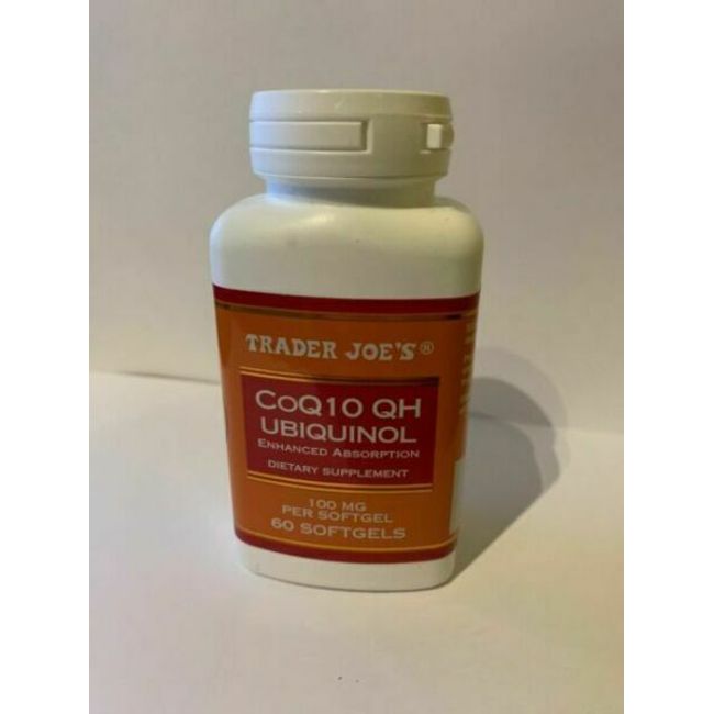 Trader Joes CoQ10 QH Ubiquinol 100 Mg  60 softgels