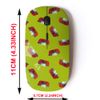 2.4G Wireless Mouse with Cute Pattern Design for All Laptops and Desktops with Nano Receiver - pet Bed Flat