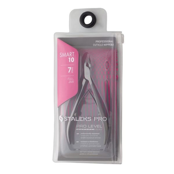 Staleks Pro Smart 10 Full Jaw 7 mm Professional Cuticle Nippers - Model NS-10-7