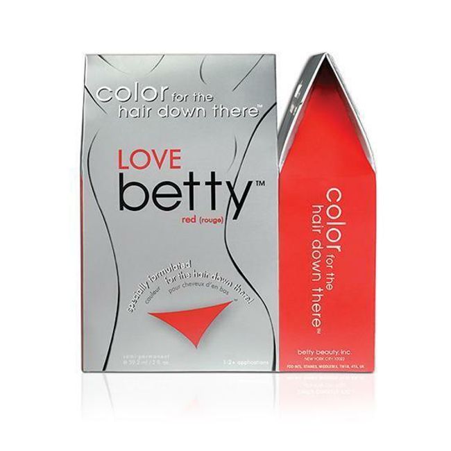 Betty Beauty Love (Red) Betty - Color for The Hair Down There Hair Coloring Kit