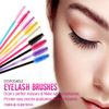 200 Pcs Disposable Mascara Wands Eyelash Brushes Eye Lash Makeup Applicators (Multicolor)