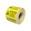 Kill Stat Attention for Handling Static Devices ESD Warning Labels, Static Warning Stickers (38 x 75mm)