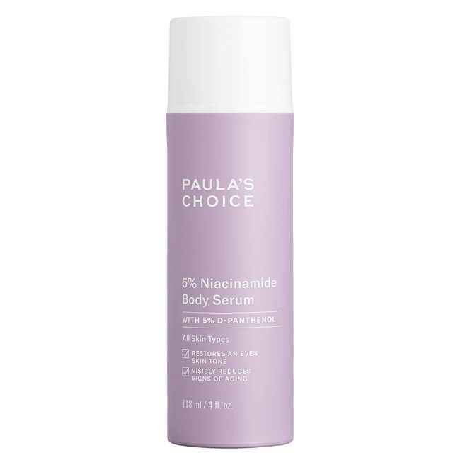 Paula's Choice 5% Niacinamide Body Serum - Leichtes Bodylotion bekämpft Hautunreinheiten & Raue Textur - Reduziert Hautverfärbungen - mit Vitamin B3 & Vitamine B5 - Alle Hauttypen - 118 ml