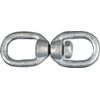 National Hardware N241-075 Open Connecting Link, Round Swivel Eye, Galvanized,
