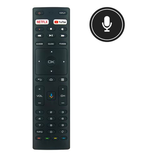 RM-C3363 Replace Voice Remote Control Compatible with Konka U5 Q7 Series 4K Ultra HD Android TV 40H33A 65U55A 50Q75A 55U55A 32H31A 75U55A 43U55A 50U55A 55Q75A 65Q75A 75Q75A RM-C3369 RM-C3329 RC-N2409
