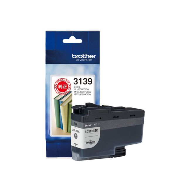 Brother Industries LC3139BK Ink Cartridge Black Compatible Model Numbers: MFC-J6999CDW, MFC-J6997CDW, HL-J6000CDW, Others