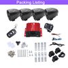 UTV ATV  Anti-Theft Speakers USB Audio System Stereo Bluetooth Motor Remote HH