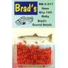 Brad's Round Beads - Ruby, 8mm, 60 pack