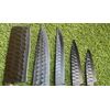 Hand forged Carbon Coated Sharp Professional Kitchen 5PC Cutlery Chef Knife Set