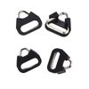 Stainless Steel Triangle Split Ring,Camera Strap Hook Lug Ring, with Plastic Cap,for Belt Hook Lanyard for Camera Shoulder Strap (4 pcs)